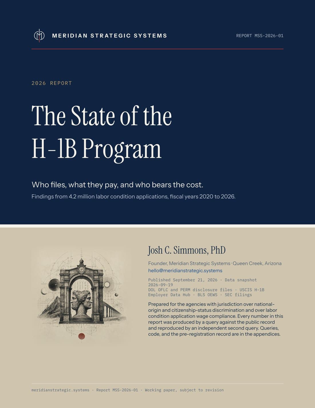 Cover of The State of the H-1B Program: 2026 Report